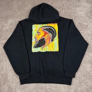 Black Nipsey Hussle Pullover Hoodie Size M Hip Hop Rap Sweatshirt Streetwear